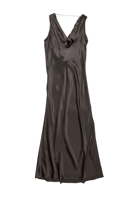 abito satin donna grafite ACNE STUDIOS | A20841BZG